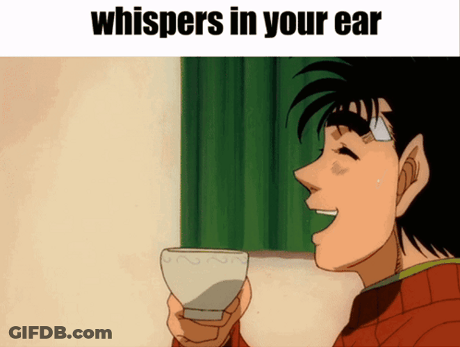 Ippo Makunouchi Goku Whispers In Your Ears GIF