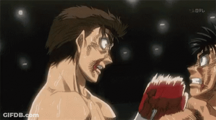 Ippo Makunouchi Scary Punch GIF
