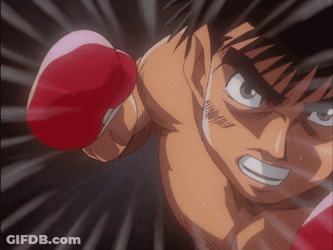 Ippo Makunouchi Sendo Attack GIF