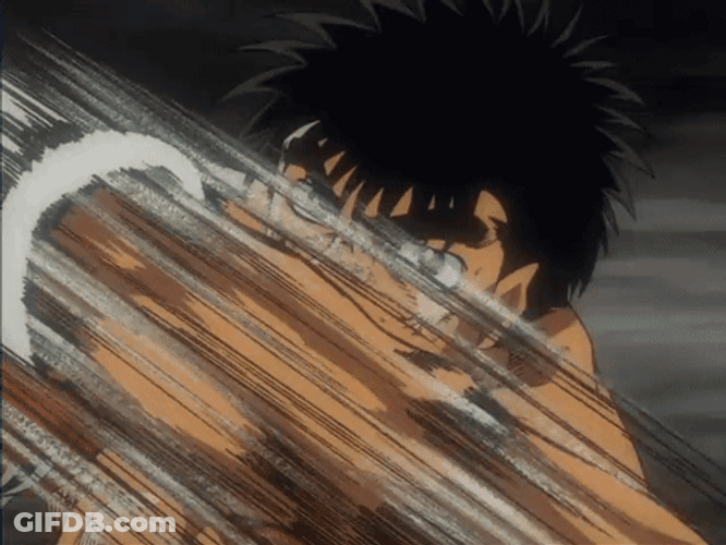 Ippo Makunouchi Sendo Fight Scene GIF