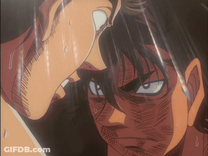 Ippo Makunouchi Takeshi Sendo Thrilling Battle GIF
