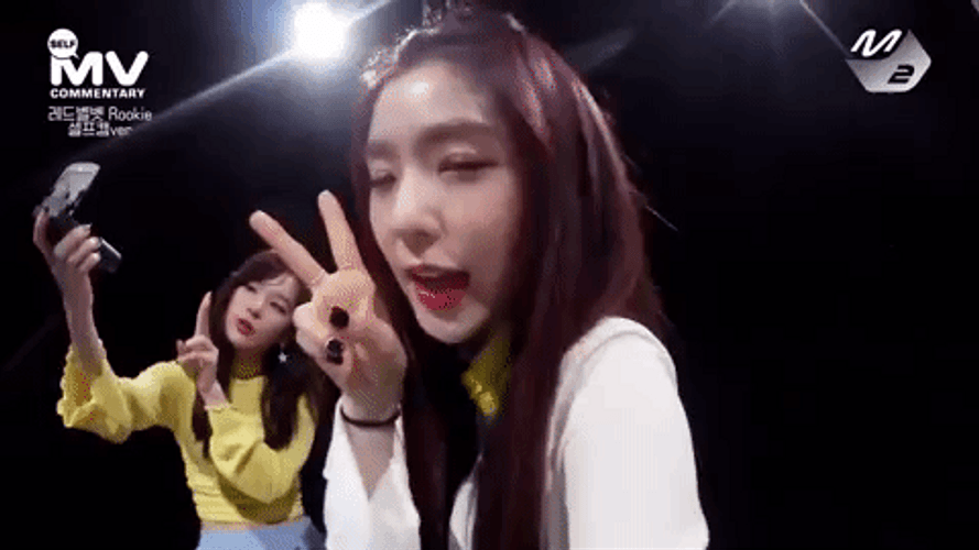 Irene Red Velvet Face Cam GIF