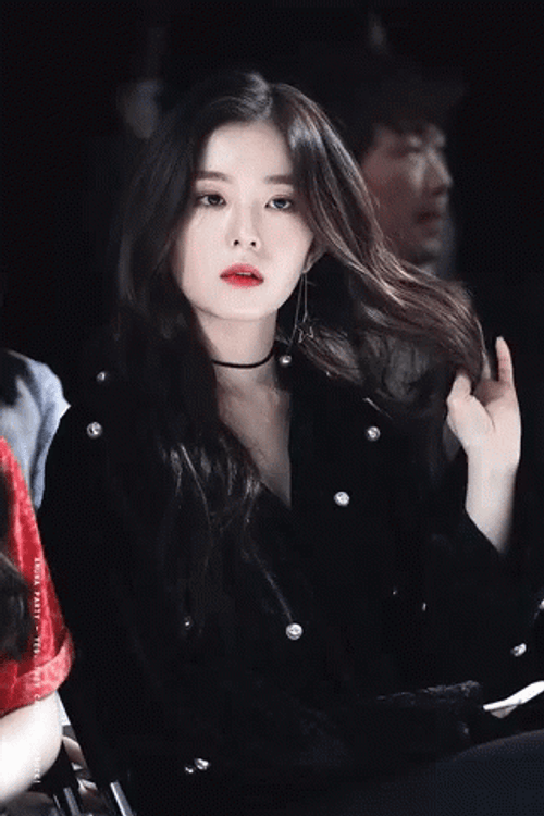 Irene Red Velvet Fixing Hair GIF