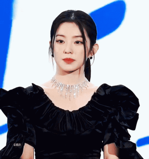 Irene Red Velvet Hair Flip GIF