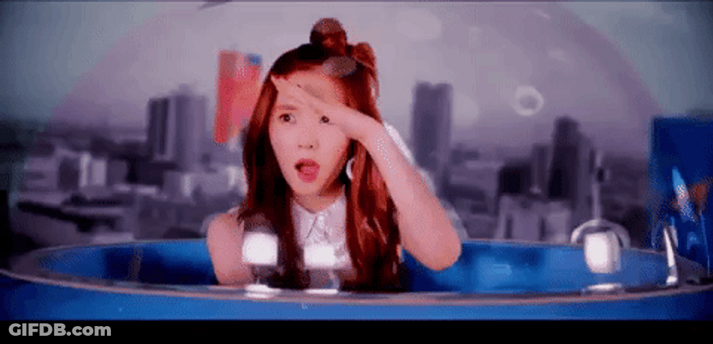 Irene Red Velvet KPop Shock Look GIF