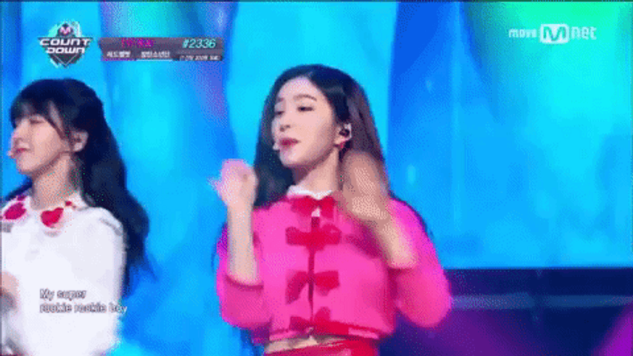 Irene Red Velvet Rookie Blow Kiss GIF