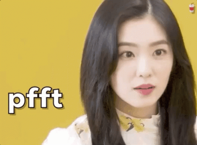Irine Pfft Giggles GIF