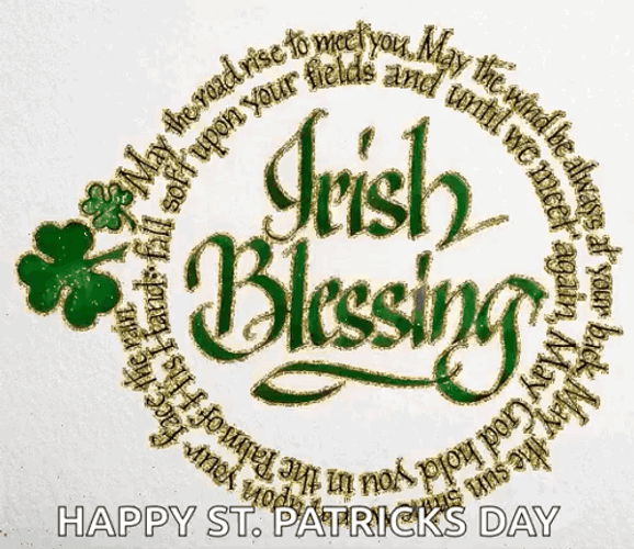 Irish Blessing Happy St. Patricks Day GIF