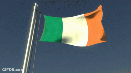 Irish Flag Waving GIF
