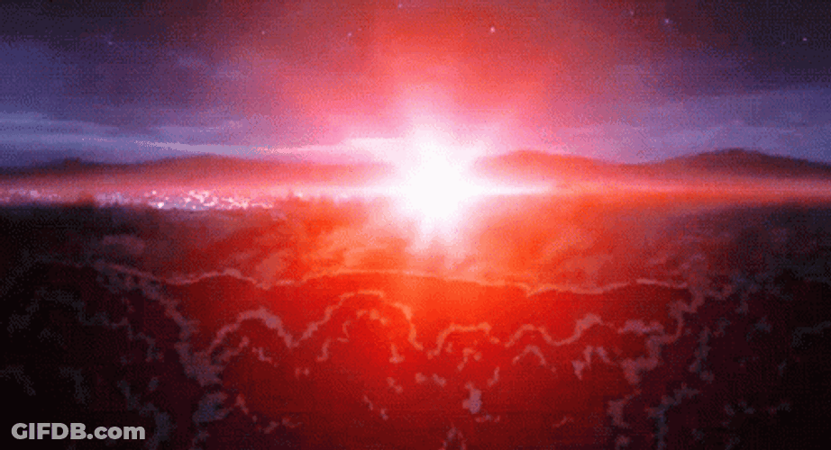 Iron Fortress Anime Explosion GIF