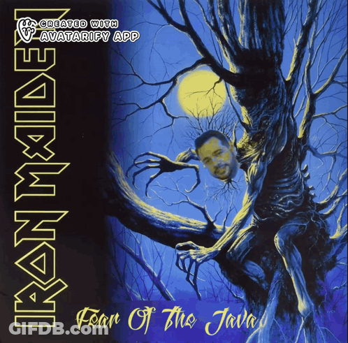 Iron Maide Fear Of The Jara Album Cover GIF