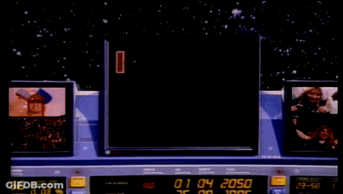 Iron Maiden Wasted Years Is Displayed On The Screen GIF
