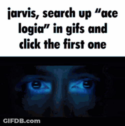 Iron Man Commanding Jarvis To Search Up Logia GIF