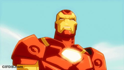 Iron Man In Sunglasses And Suit GIF