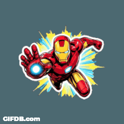 Iron Man Tony Stark Sticker GIF