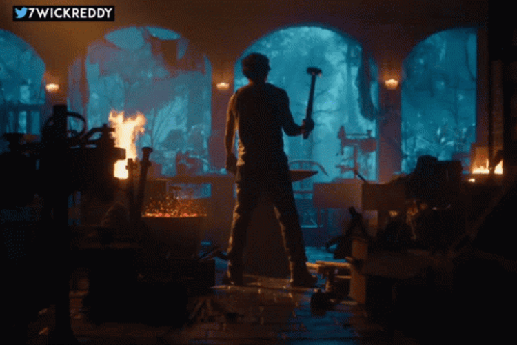 Iron Pounding Leo GIF