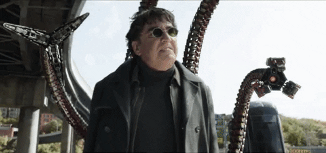 Iron Spider Almost Got Killed GIF