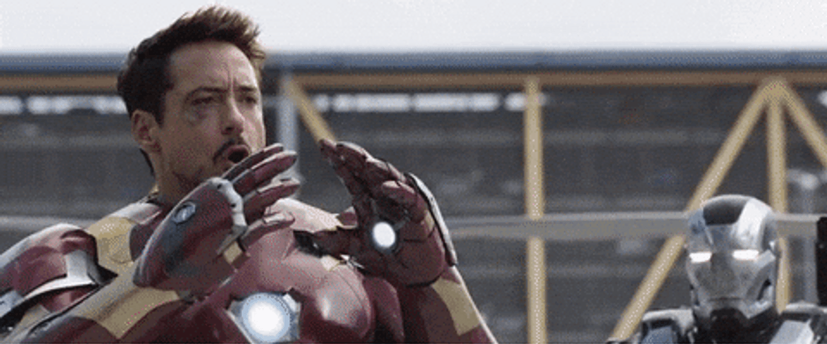 Iron Spider Carrying Captain America's Shield GIF