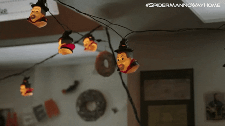 Iron Spider Wizard Lights GIF