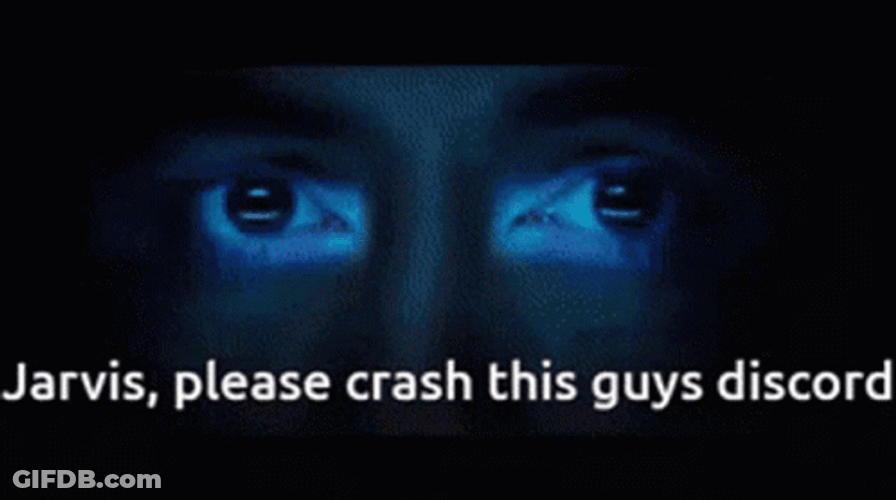 Ironman Discord Crash Meme GIF