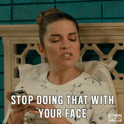 Irritated Alexis Rose Schitts Creek GIF