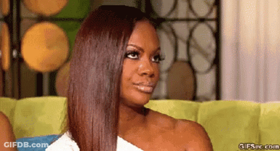 Irritated Annoyed Woman Stank Face Reaction GIF