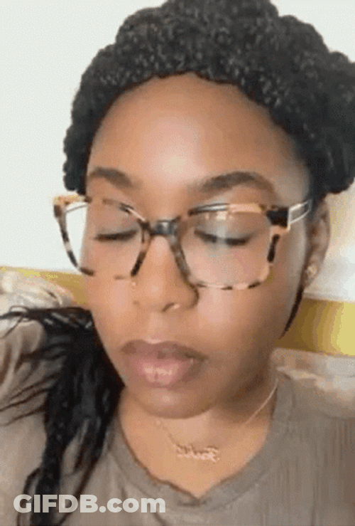 Irritated Girl Eye Roll Meme GIF