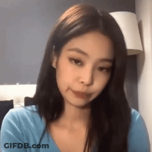 Irritated Jennie Eye Roll Meme GIF