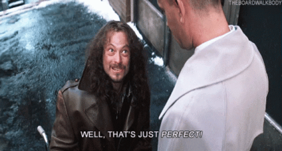Irritated Lieutenant Dan That's Perfect GIF