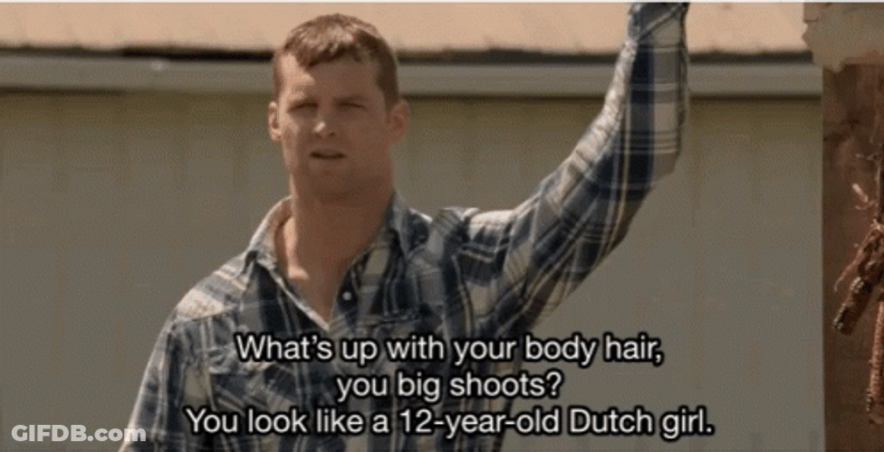 Irritated Shoresy Cussing Letterkenny GIF