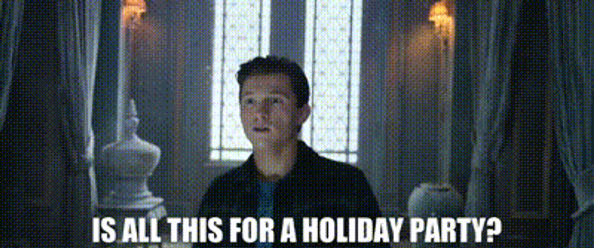 Is All This For A Holiday Party GIF