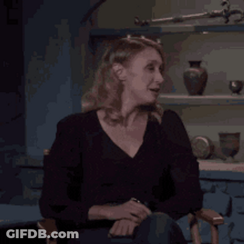 Is It Friday Yet Woman Signals No GIF
