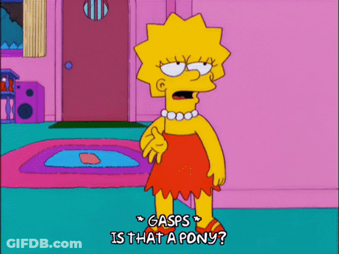 Is That Pony Lisa Simpson GIF