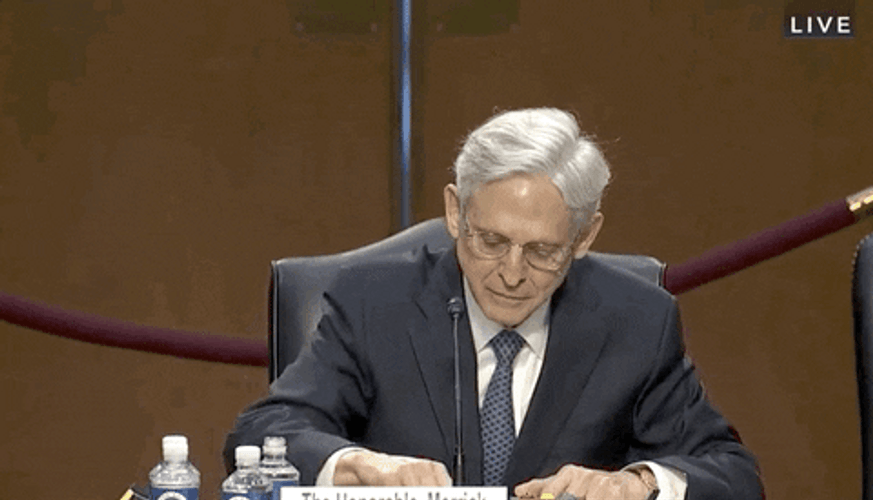 Is This Thing On Attorney General Garland GIF