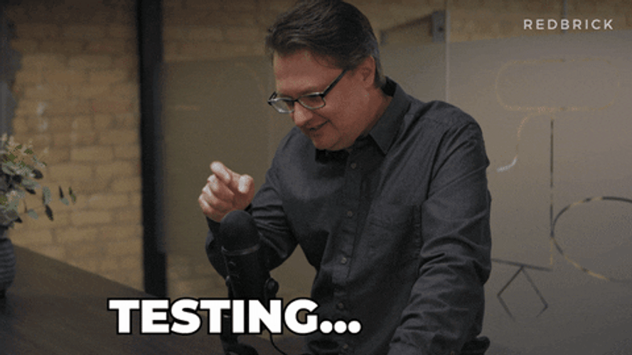 Is This Thing On Customer Testing GIF