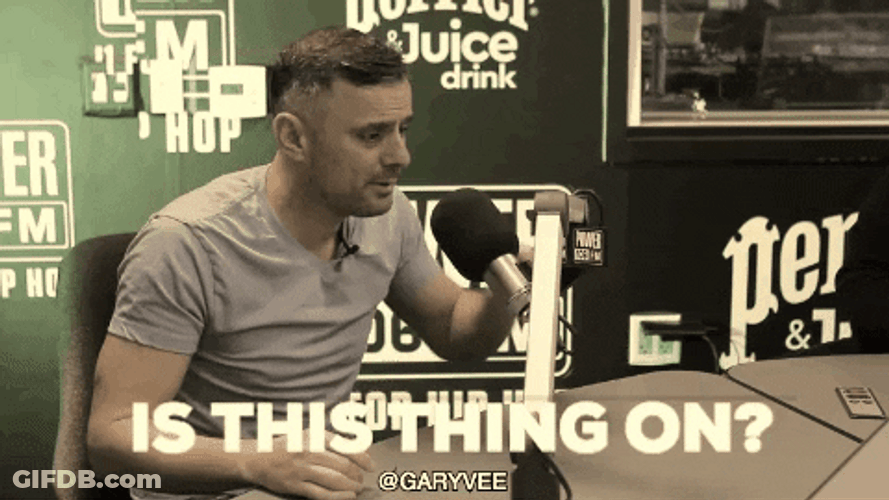 Is This Thing On Gary Vaynerchuk Hello GIF