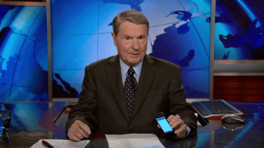 Is This Thing On Jim Lehrer GIF