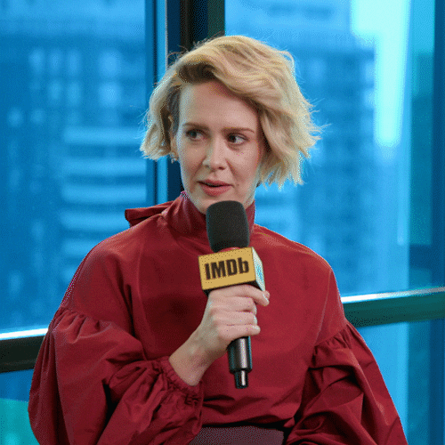 Is This Thing On Sarah Paulson GIF