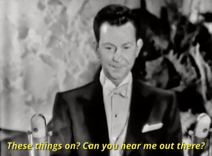Is This Thing On Vintage Donald O'Connor GIF