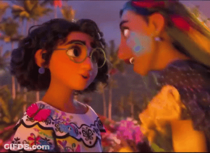 Isabela And Mirabel Swinging Encanto GIF