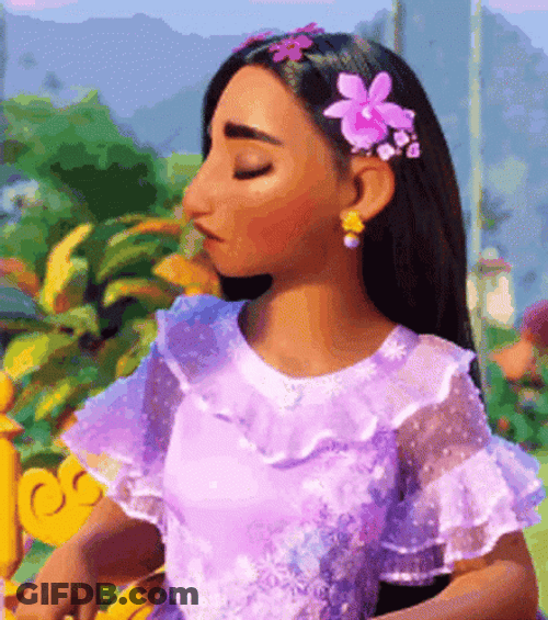 Isabela Madrigal Annoyed Reaction Encanto GIF