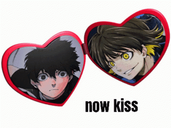 Isagi And Meguru Bachira Now Kiss GIF