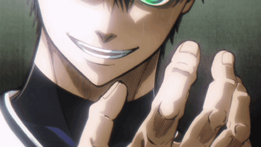 Isagi Yoichi Looking At His Hand GIF