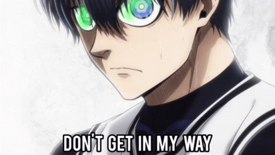 Isagi Yoichi Out Of His Way GIF