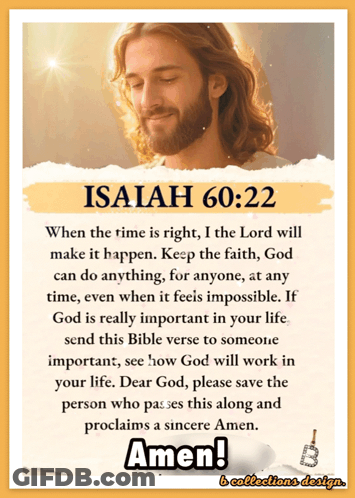 Isaiah 60:22 The Lord Will Make It Happen GIF