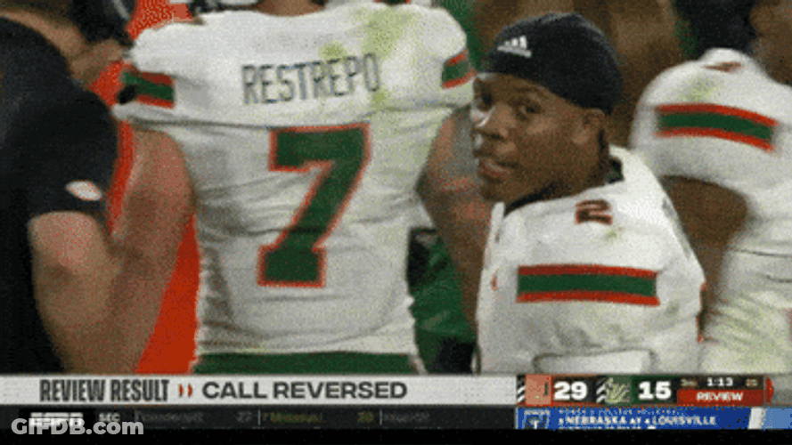 Isaiah Horton Miami Hurricanes GIF