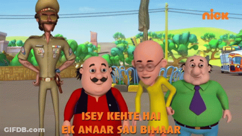 Isey Kehte Hai Cartoon Characters GIF