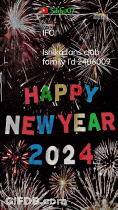 Ishika Fans Club Family Happy New Year Wishes GIF