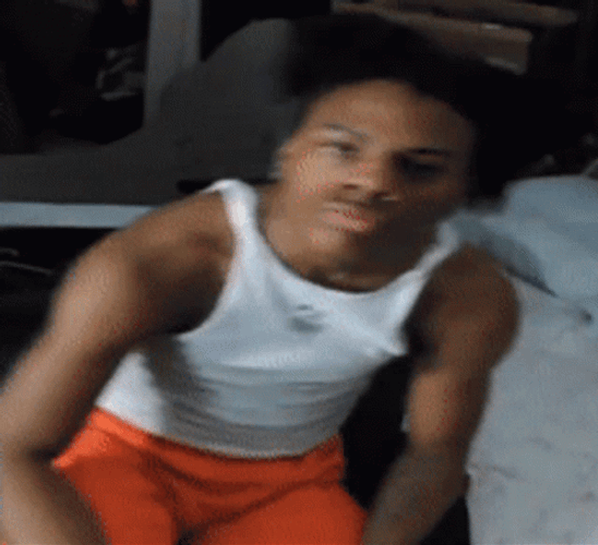 Ishowspeed Serious Look While Seating GIF