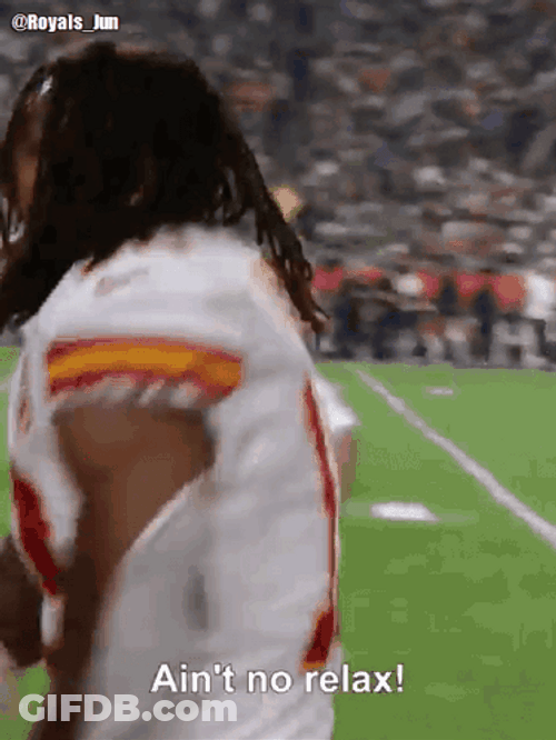 Isiah Pacheco Cannot Relax GIF